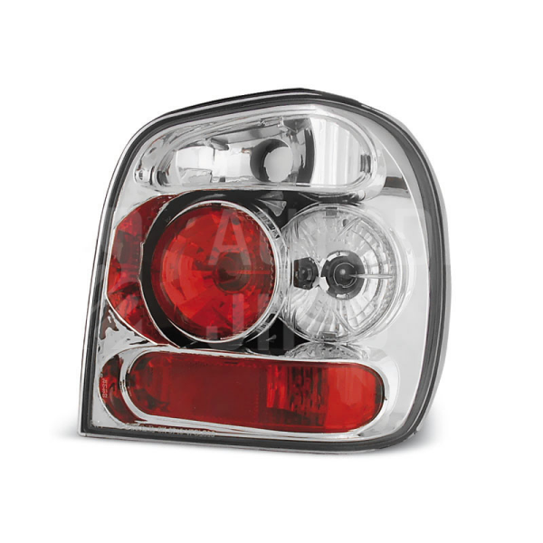 Zadní světla, lampy VW Polo 6N 94-99, chromové