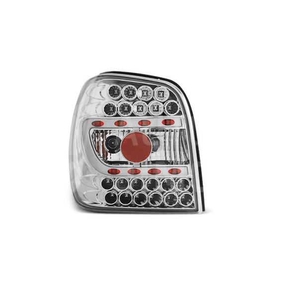 Zadní světla, lampy VW Polo 6N 94-99, LED, chromové