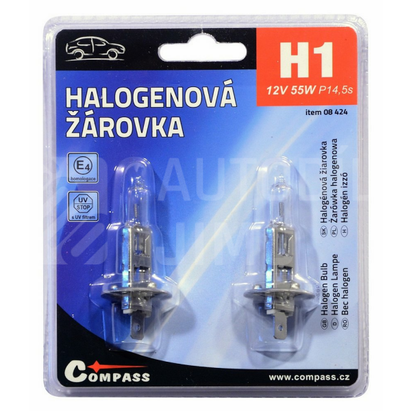 Žárovka 12V H1 55W P14,5s blister 2ks