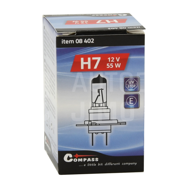 Žárovka 12V H7 55W PX26D box GREEN