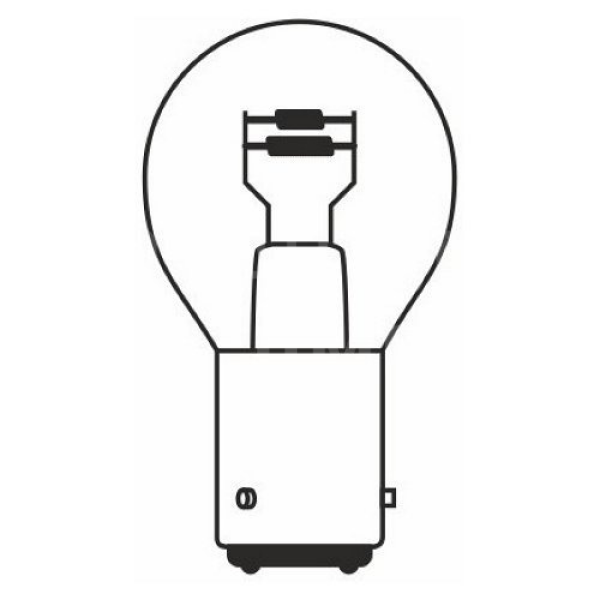 Žárovka 12V P21/4W BaZ15d 