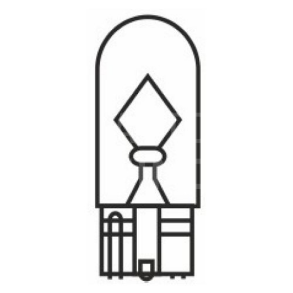 Žárovka 12V W5W 5W T10 celosklo 