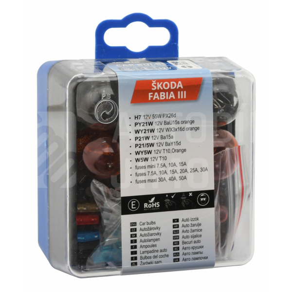 Žárovky servisní box ŠKODA FABIA III H7