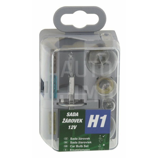 Žárovky servisní box univerzální H1 GREEN 12V