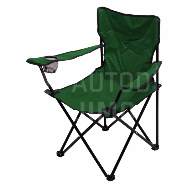 Židle kempingová skládací BARI zelená