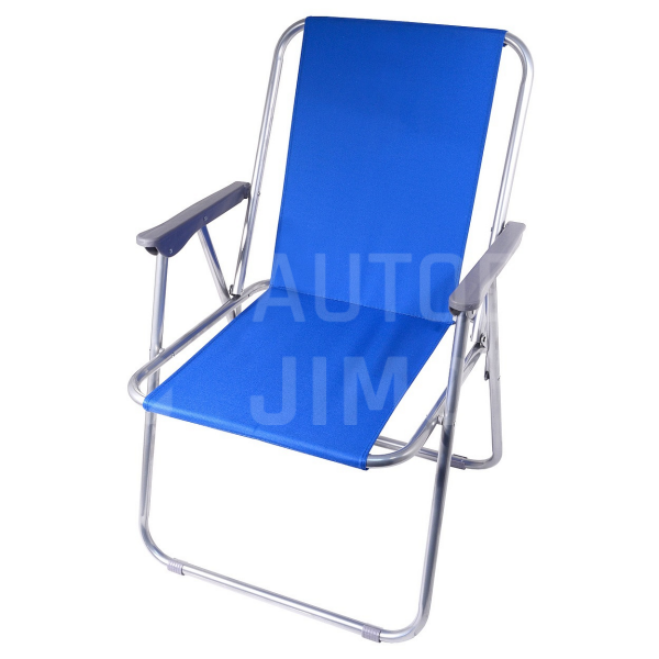 Židle kempingová skládací BERN modrá