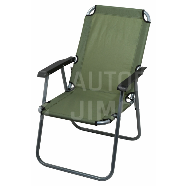 Židle kempingová skládací LYON tmavě zelená