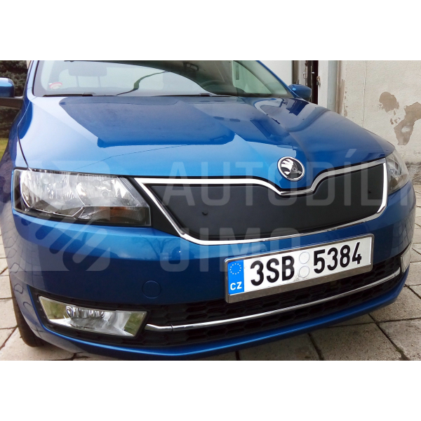 Zimní clona chladiče Škoda Rapid 2012-2019 kryt masky Zimní clona chladiče Škoda Rapid 2012-2019 kryt masky