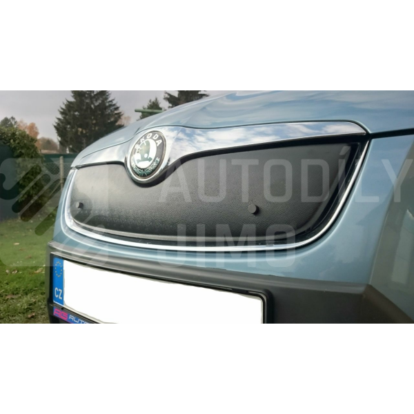 Zimní clona Škoda Fabia II 06-10, Škoda Roomster, kryt masky Zimní clona Škoda Fabia II 06-10, Škoda Roomster, kryt masky