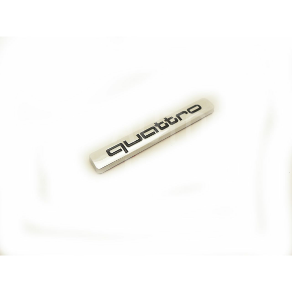Znak, logo, emblém, nápis Audi Quattro 3D - samolepící Znak, logo, emblém, nápis Audi Quattro 3D - samolepící
