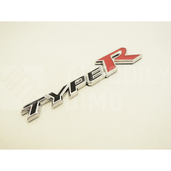 Znak, logo, emblém, nápis Honda Type-R 3D - samolepící Znak, logo, emblém, nápis Honda Type-R 3D - samolepící
