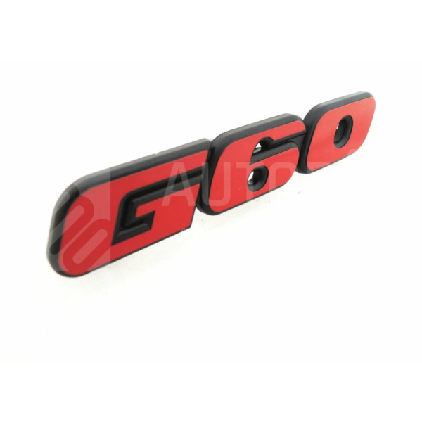 Znak, logo, emblém, nápis VW G60 - na přední masku Znak, logo, emblém, nápis VW G60 - na přední masku