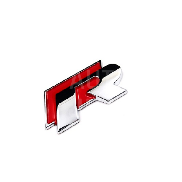 Znak, logo, emblém, nápis VW R-Line 3D, kovový - red Znak, logo, emblém, nápis VW R-Line 3D, kovový - red
