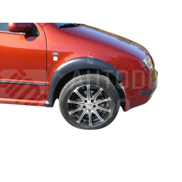 CZPlast Plastové lemy blatniku Škoda Fabia 1 1999-2007 ABS plast, UV stálý - sada 4ks