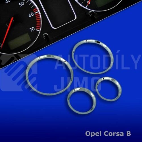 chromové rámečky budíků Opel Corsa B(vozy s otáčkoměrem.jpg
