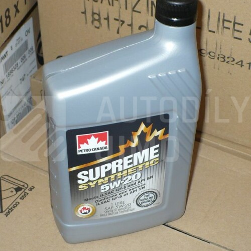 Motorový olej Petro-Canada Supreme Synthetic SAE 5W-20 1l.jpg