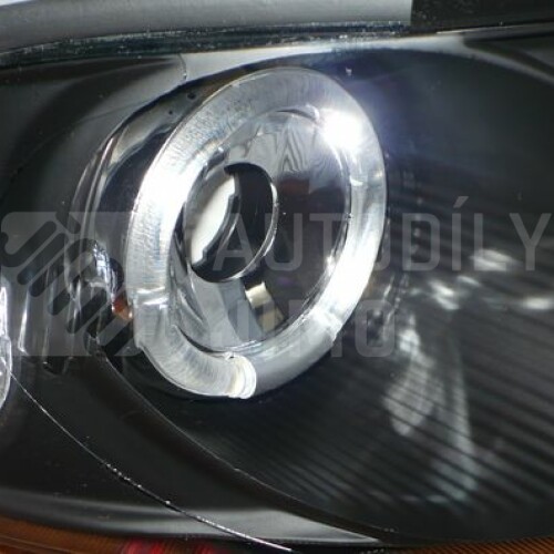 Přední světla, lampy Angel Eyes Honda Civic 91-95 černá, 2dv+3dv..jpg