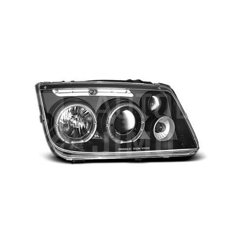 Přední světla, lampy VW Bora 98-05 s mlhovkami, černá H1/H3.jpg
