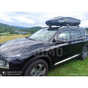 HEKO Ofuky oken Hyundai Santa FE IV přední + zadní 2018-2025 - celkový pohled na vůz s ofuky