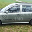 HEKO Ofuky oken Škoda Octavia I 1U Combi 1998-2010 přední+zadní celkový boční pohled