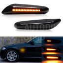 Superlight Dynamické LED boční blinkry pro BMW E46, E90, E60, E81 homologace  - na voze