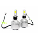 BridgeLUX™ LED žárovky H3 C6 COB do hlavních světlometů 12V/24V 8000Lm