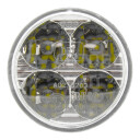 Compass Světla denního svícení 4 HIGH POWER LED 12V/24V (kulatá 70 mm)