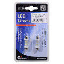 Compass Žárovka 4LED 12V suf.SV8.5 38 mm bílá 2ks