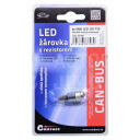 Compass Žárovka s čočkou 6 SMD LED 12V T10 s rezistorem CAN BUS ready bílá