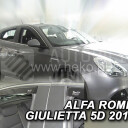 HEKO Ofuky oken Alfa Romeo Giulietta 2010- přední+zadní