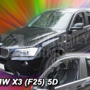 HEKO Ofuky oken BMW X3 F25 2010- přední+zadní