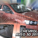 HEKO Ofuky oken Chevrolet Aveo 2011- přední+zadní