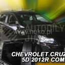 HEKO Ofuky oken Chevrolet Cruze 2012- přední+zadní, combi