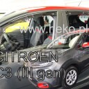 HEKO Ofuky oken Citroen C3 2017- přední+zadní