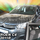 HEKO Ofuky oken Citroen C4 II. 2011-  přední+zadní