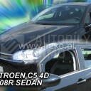 HEKO Ofuky oken Citroen C5 2008- přední+zadní sedan