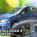HEKO Ofuky oken Dacia Logan II 2013- přední+zadní