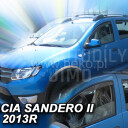 HEKO Ofuky oken Dacia Sandero Stepway II 2012- přední+zadní