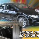 HEKO Ofuky oken Honda Civic 5dv. htb 2012-2016 přední+zadní 