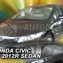HEKO Ofuky oken Honda Civic 5dv. sedan 2012- přední+zadní