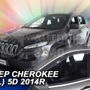 HEKO Ofuky oken Jeep Cherokee 5dv. 2014- přední