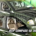 HEKO Ofuky oken Jeep Compass 2007- přední+zadní