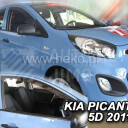 HEKO Ofuky oken Kia Picanto II 2011-2016 5dv, přední