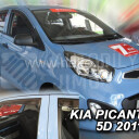 HEKO Ofuky oken Kia Picanto II 2011-2016 přední+zadní 5dv.