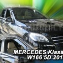 HEKO Ofuky oken Mercedes M W166, GLE 2012- 5dv. (přední)