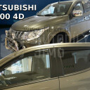 HEKO Ofuky oken Mitsubishi L 200 Double Cab 2015- 5dv. (přední+zadní)