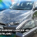 HEKO Ofuky oken Mitsubishi Lancer 2007-, krátké, 5dv. (přední)