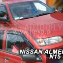 HEKO Ofuky oken Nissan Almera N15 1995-2000 přední+zadní 5dv.