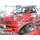 HEKO Ofuky oken Nissan Micra K12, 2002- přední+zadní 5dv.
