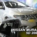 HEKO Ofuky oken Nissan Murano 2008-, přední+zadní